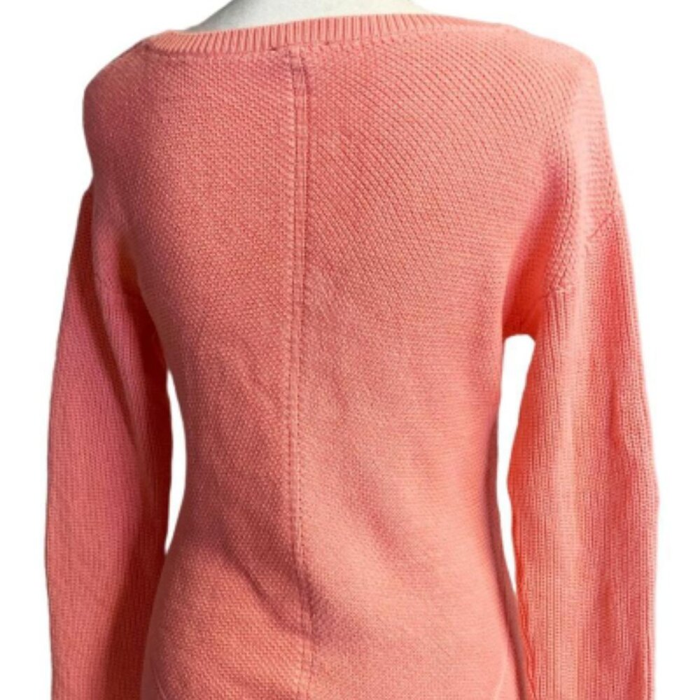 Talbots Pink Ribbed Sweater Size Small - Picture 8 of 11